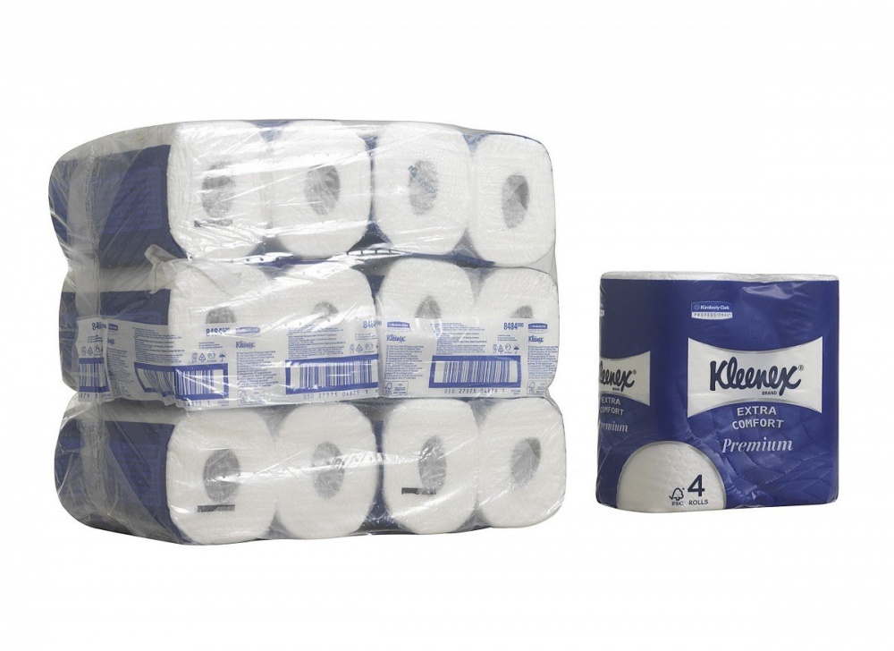 Туалетная бумага в рулонах KLEENEX Premium