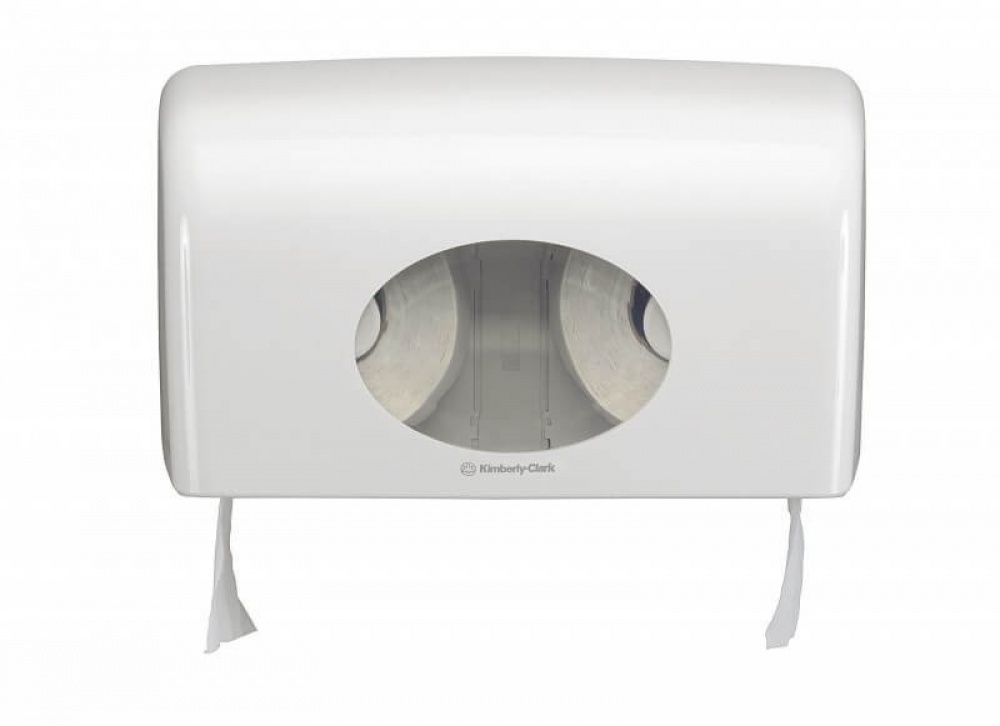 Пластиковый диспенсер для двух малых рулонов туалетной бумаги Aquarius*