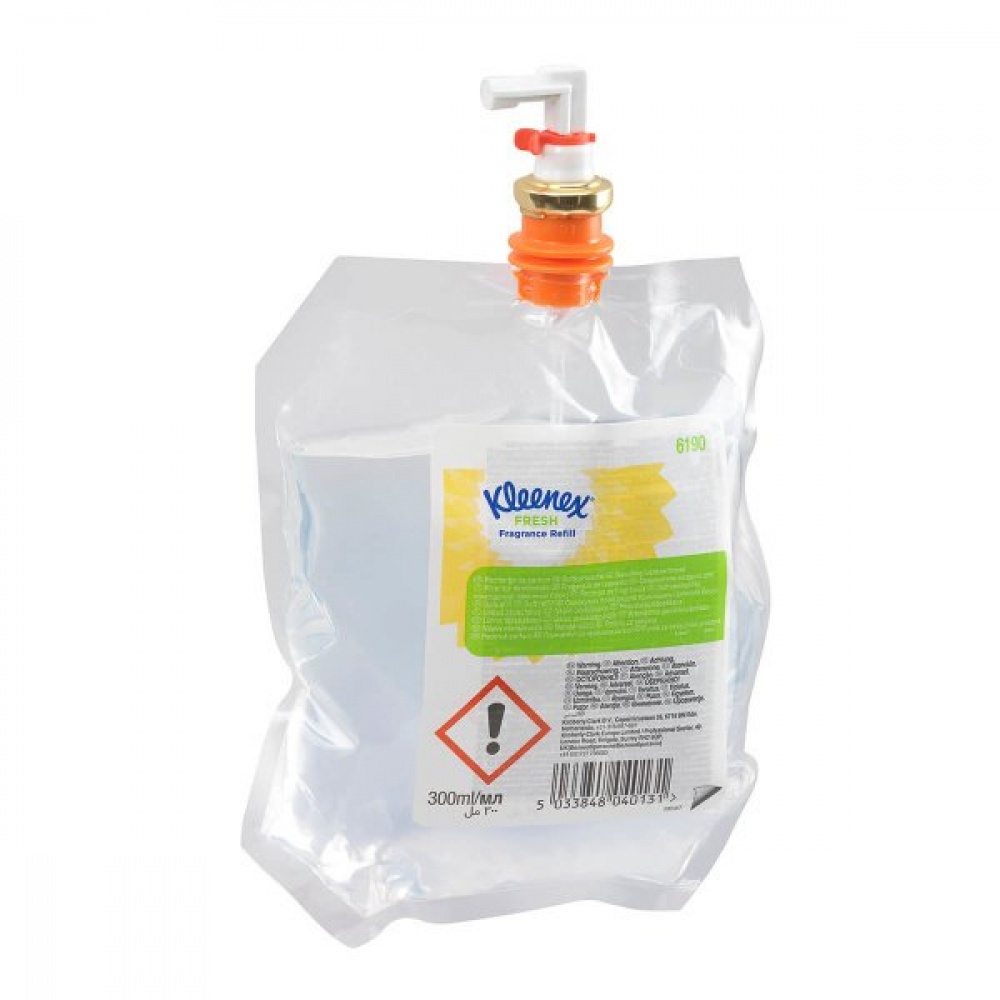 6190 Kleenex Аромат Fresh - Сменный блок / Прозрачный /300 ml