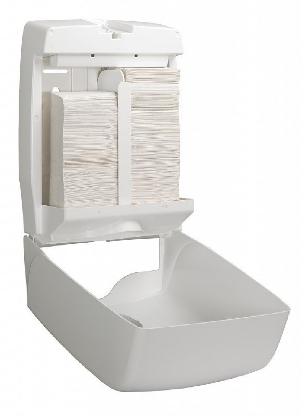 Пластиковый диспенсер для туалетной бумаги в пачках больной емкости Aquarius*