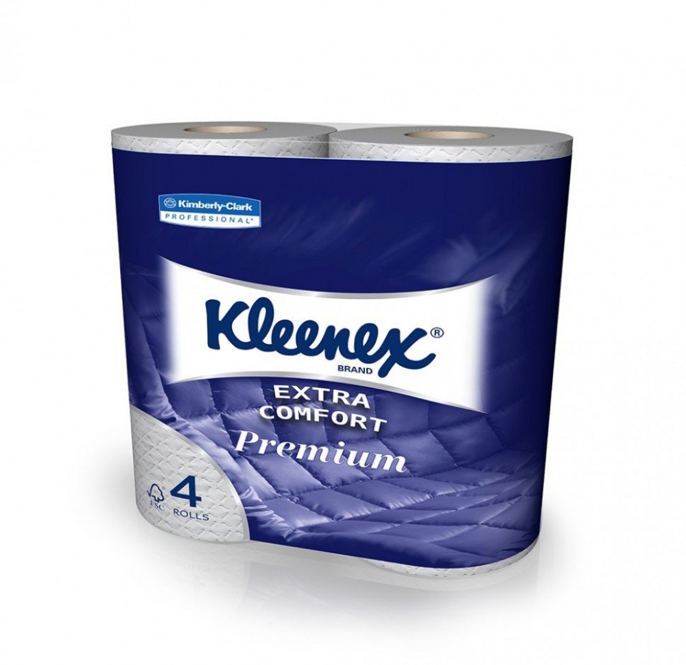 Туалетная бумага в рулонах KLEENEX Premium